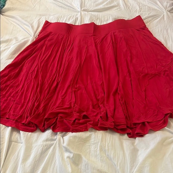 Torrid Red Mini Skater Skirt - super Soft material - Picture 1 of 2